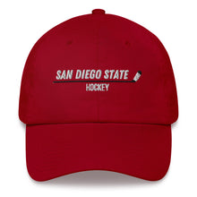 Load image into Gallery viewer, SDSU Hockey Stick Dad hat