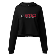 Load image into Gallery viewer, Aztecs Hockey Puck Women's Crop Hoodie