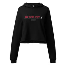 Load image into Gallery viewer, SDSU Hockey Stick Women's Crop Hoodie