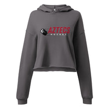 Load image into Gallery viewer, Aztecs Hockey Puck Women's Crop Hoodie