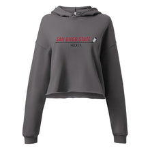 Load image into Gallery viewer, SDSU Hockey Stick Women's Crop Hoodie