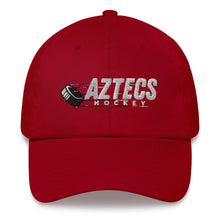 Load image into Gallery viewer, Aztecs Hockey Puck Dad hat
